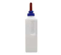 Biberon vertical de 3 L avec poignée, biberon à lait de veau vertical avec tétine en silicone, fournitures d'allaitement pour agneaux, moutons, bétail