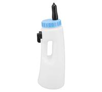 Biberon vertical pour veaux, type sucette de 2,5 L, lait de veau, biberon d'allaitement en PE à forte étanchéité avec poignée pour agneaux, veaux et autres animaux