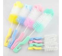 Biberons À Lait Pour Bébé, 2 Pièces, Tasse À 360 Degrés, Éponge Nettoyante + Brosse À Sucette