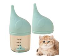Biberons d'allaitement en forme d'éléphant pour chaton, mangeoire à lait pour chiot, tétons d'alimentation pour petits chiens, accessoires d'alimentation pour les amoureux des animaux