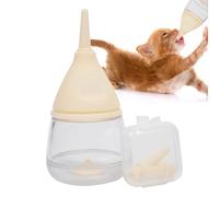 Biberons d'allaitement pour chiots | Biberon pour chiot de conception de gouttelettes d'eau de dessin animé de 35 ml,Mangeoire biberon pour chatons nouveau-nés, chiots, lapins, petits animaux, Tioheam