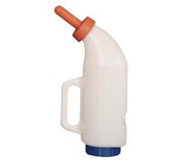 Biberons de chèvre pour l'alimentation, bouteille de lait de chèvre avec échelle transparente, conteneurs d'allaitement de grande capacité pour veaux et autres jeunes animaux