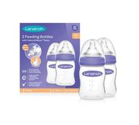Biberons Lansinoh Natural Wave S 2 X 160ml - Anti-Colique Et Flexible - Idéal Pour Bébé! Multicolore