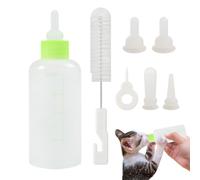 Biberons pour chaton pour kit d'allaitement,biberons pour chiots pour allaitement | Ensemble de biberons d'allaitement pour chats, 7 pièces,Mangeoire pour petits animaux, tétine avec biberon pour chio