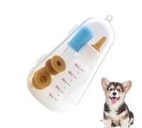 Biberons pour Chiots pour Le Lait Maternisé - Outil À Tête en Silicone Portable,Nourrisseur à Seringue pour Chiot | pour Médicament Eau Lait Alimentation Animaux Chats Et