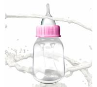 Biberons pour l'allaitement | Biberon pour animaux de compagnie de 120 ml avec tétine en silicone remplaçable et balance transparente | Biberon détachable pour lapins, chiots, petits animaux, nouveau-