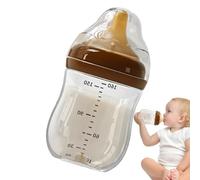 Biberons Pour Nouveau-né - Conception Anti-colique De 160 Ml, Semblable À Un Sein À Col Large, Ventilation D'air Avancée | Station D'alimentation Confortable Pour Bébés, Facile À Nettoyer, Rési