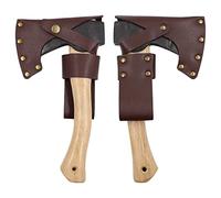 Bibest Housse de Lame de Hache en Cuir, Étui de Hache avec Boucle de Ceinture, pour Marteau Hache Travail en Plein air Cadeau de Camping pour bûcheron, 110*150mm