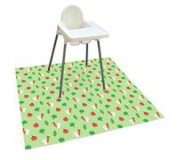 Bibetta Tapis de sol imperméable XL pour bébé,Facile à nettoyer,Antidérapant,Pour enfants sous les chaises hautes ou la protection de table pour les jeux salissants, l'alimentation et plus encore