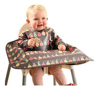 Bibetta Wipeezee Bavoirs de sevrage de qualité supérieure avec manches pour 6 mois et plus, combinaison imperméable pour bébé, tout-petit