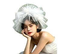 Bibi à cheveux pour, voile en à clipser pour mariages, banquets, portraits et déguisements
