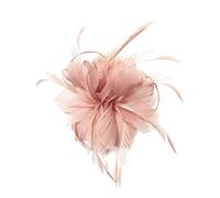 Bibi à fleurs pour femmes avec bandeau/clip, chapeau en filet pour courses de mariage, décorations de chapeau mariée