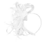 Bibi blanc pour mariage, chapeau bibi rétro élégant à fleurs pour femme, mini chapeaux haut-de-forme, pinces à cheveux, accessoires pour femme, accessoires pour soirée, bal de fin d'année