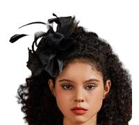 Bibi - Chapeaux années 20 et 50 - Pilulier pour cocktail, thé, fête, coiffe en épingle à cheveux - Serre-tête à fleurs