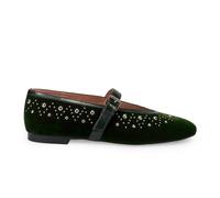 Bibi Lou - Chaussures Mary Jane en velours vert - Femme - Chaussures - Vert - Taille: 37 EU