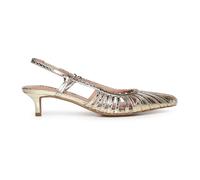 Bibi Lou - Escarpin Slingback à Bout Pointu - Femme - Chaussures - Jaune - Taille: 38 EU