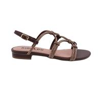 Bibi Lou - Sandale à petit talon ornée de cristaux - Femme - Chaussures - Brun - Taille: 37 EU