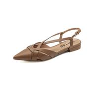 Bibi Lou - Nolia Slingback Flat - Femme - Chaussures - Brun - Taille: 37 EU