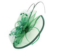 Bibi pour mariage, fête, mariage, thé, cocktail, fille, course à cheveux, chapeau melon élégant Royal Ascot Floral Derby chapeaux dames mariage thé fête église cocktail accessoires cheveux