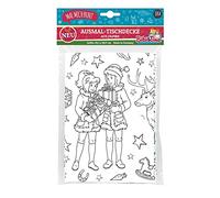 Bibi & Tina Nappe à colorier de Noël, Bibi et Tina Noël, nappe en papier, décoration de Noël, coloriage, cadeau de Noël, de Noël, de Noël, de Mal Moi Coloré
