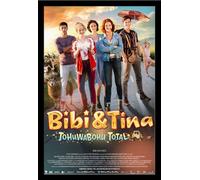 Bibi & Tina - Poster - Tohuwabohu Total + cadre amovible, Shinsuke® Maxi MDF noir, vitre acrylique