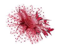 Bibi unique pour cheveux de mariée avec bandeau ornement papillon et fausses perles pour décoration de mariage