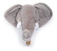 BIBIB Porte Manteau Peluche tête de l'éléphant Multicolors G
