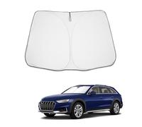 BIBIBO Audi A4 A5 Housse de protection pour pare-brise, compatible avec Audi A4 B8 B9 A5, protection solaire pour pare-brise avant, pliable, pare-soleil contre les rayons UV