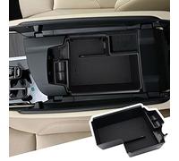 BIBIBO Boîte de rangement pour accoudoirs compatible avec BMW Série 5 G30 G31 G38 2020+, organiseur de console centrale avec tapis antidérapant, accoudoirs de console, accessoires G30