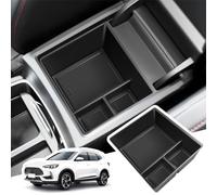 BIBIBO Boîte de rangement pour MG HS/EHS EV/HS Plug-in Hybrid 2018-2024, organiseur de console centrale avec tapis antidérapant, boîte de rangement pour accoudoirs, boîte à gants, accessoires MG HS