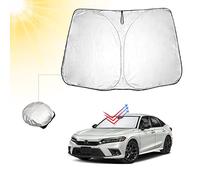 BIBIBO Civic 11 Pare-Soleil pour Pare-Brise Avant de Voiture avec H-Onda Civic 11 2022-2025, Protection Solaire de Voiture de qualité certifiée, Housse de Pare-Brise Pliable avec Protection UV