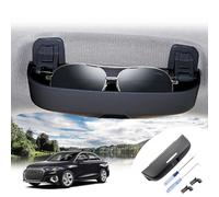 BIBIBO Étui à Lunettes Compatible avec Audi A3 8Y 8V A1 GB A4 B8 B9 A5 A6 C7 C8 Q2 Q3 F3 8U Q5 Q7 2013-2024 2025, Pare-Soleil pour Voiture, Accessoires A3