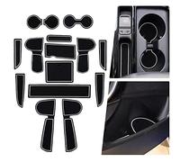 BIBIBO Lot de 15 Tapis antidérapants en Caoutchouc compatibles avec K*IA Ceed SW GT Proceed GT 2018-2022/XCeed GT 2020 2021 2022, Tapis en Caoutchouc, Accessoires de Tapis de Voiture