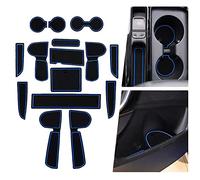 BIBIBO Lot de 15 Tapis antidérapants en Caoutchouc compatibles avec K*IA Ceed SW GT Proceed GT 2018-2022/XCeed GT 2020 2021 2022, Tapis en Caoutchouc, Accessoires de Tapis de Voiture