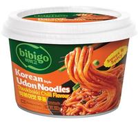 BIBIGO - Nouilles Udon Topokki Chili à la Coréenne - (1 x 187,2 g)