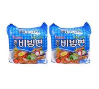 BIBIM MEN Oriental Style Noodle, Spicy Cold(Mi Kho Dai Han) Multi Package(5 packs) X 2 by Paldo