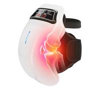 BIBIRE Masseur de Genou Sans Fil, Masseur du Genou avec 9 Chauffage et Vibration par Infrarouge, pour l'Arthrite, Gonflement, Tension, Étirement Ligamentaire, Blessure Musculaire