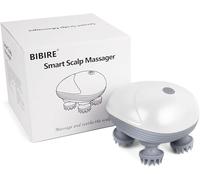 BIBIRE Masseur électrique de tête sans fil IPX7 étanche avec 4 têtes de massage et 3 modes de massage, pour massage complet du corps, corps de chien, croissance des cheveux