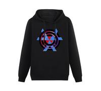 bibizan Chvrches The Bones of What You Believe Hoody Unisex Ptinted Hoodies Long Sleeve Men's Hooded with Pocket Black XXXL
