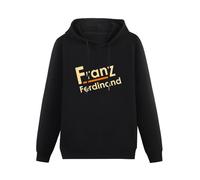 bibizan Franz Ferdinand Hoody Unisex Ptinted Hoodies Long Sleeve Men's Hooded with Pocket Black S