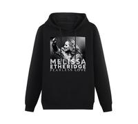 bibizan Melissa Etheridge Tour 2020 Hoody Unisex Ptinted Hoodies Long Sleeve Men's Hooded with Pocket Black XL