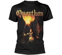 bibizan Quorthon Hail The Hordes Unisex 100% Cotton Short-Sleeve T-Shirts Black S