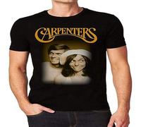 bibizan The Carpenters Band Face Singles 69 81 Music Unisex 100% Cotton Short-Sleeve T-Shirts Black XXXL