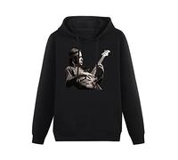bibizan Vitality Jaco Pastorius Jazz Hoody Unisex Ptinted Hoodies Long Sleeve Men's Hooded with Pocket Black XXL