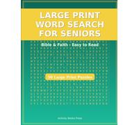 Bible and Faith Edition | 50 Puzzles with Full Answer Keys | Fun Brain Games Activity Book in Extra Large Print