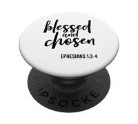 Bible avec Foi Religieuse bénie et choisie PopSockets PopGrip Adhésif