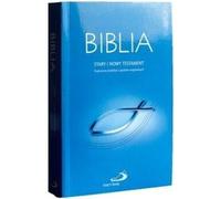 Bible avec poisson - bleu avec pagination. BR