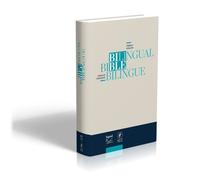 Bible bilingue français/anglais, Segond 21/NLT : couverture rigide, beige et bleue