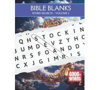 Bible Blanks - Word Search - Volume 1: Mixed Scripture Study - Word Search from the Bible for Memorization and Group Learning | Interactive Bible Study Workbook