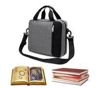 Bible Boîte de support de base avec bandoulière | Étui de couverture biblique, boîte de transport avec poche zippée, sac de protection pour livres bibliques, pratique pour l'église et f